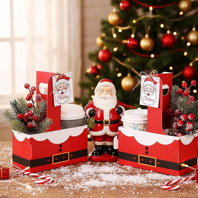 24 Sets Christmas Drink Carrier - Image 5