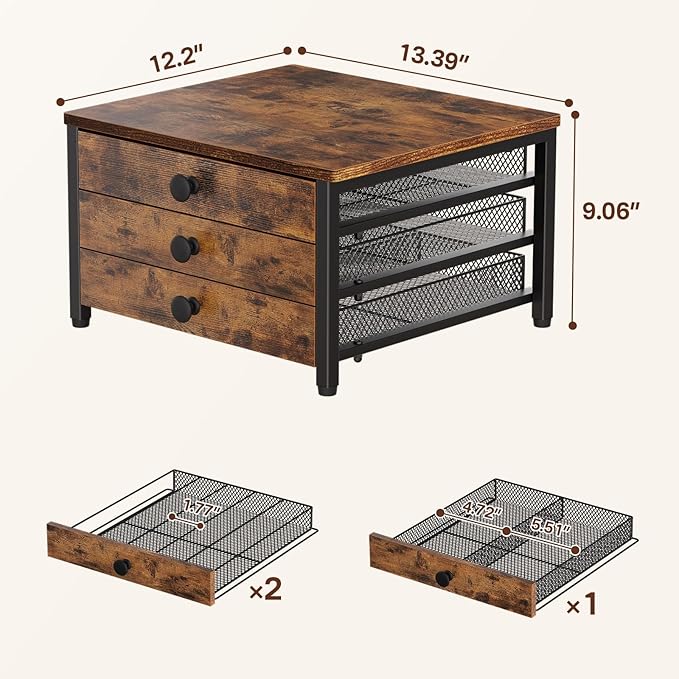 Coffee Pod Holder for Countertop, 3 Tier K Cup Holder Drawer, Coffee Bar - Image 3