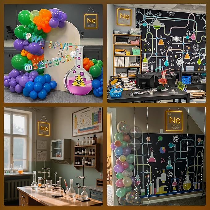 Ne Neon Sign Science Classroom Decor Chemistry class Periodic Table Signs - Image 4
