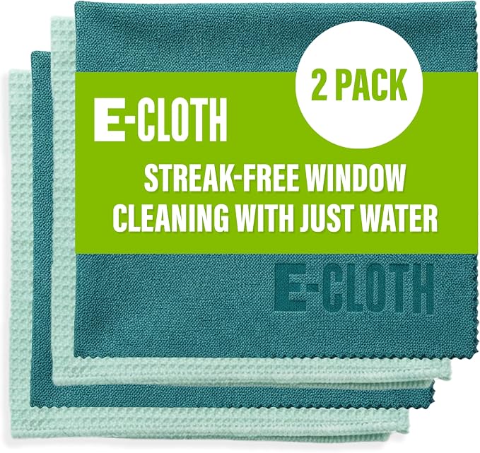 E-Cloth Microfiber Window Cleaning Cloth Kit by E-Cloth
