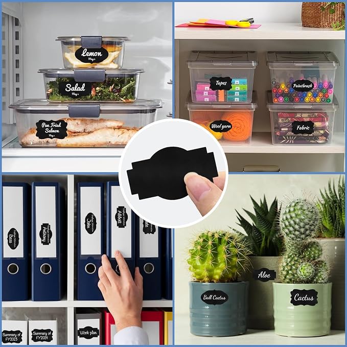 300PCS Chalkboard Labels 2x1.2 Inch - Image 6