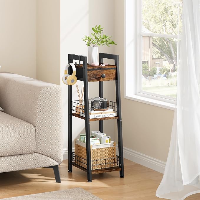 Gewudraw 3-Tier Narrow Ladder Shelf - Image 2