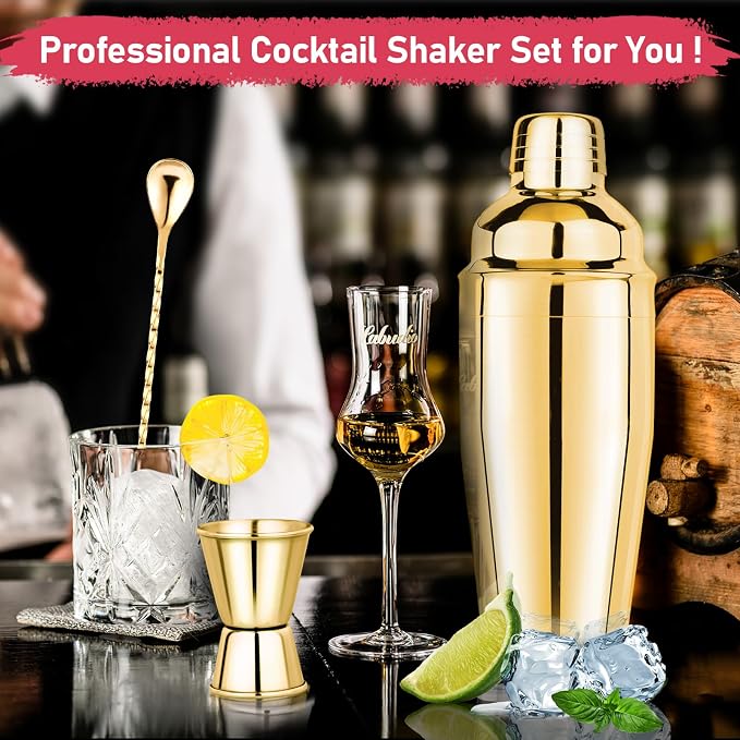 24oz Cocktail Shaker Set Martini Shaker Set Bartender Set - Image 7