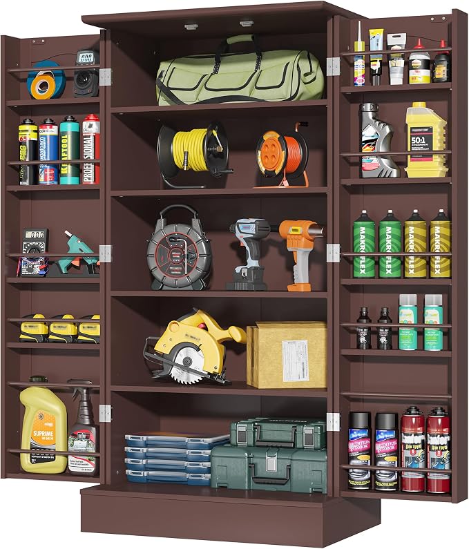 kepptory 47" Freestanding Kitchen Pantry Cabinet - Image 8