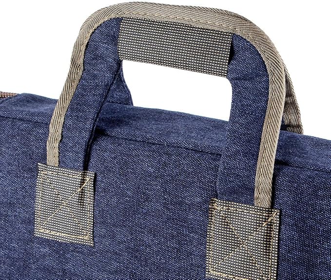 TRANSON Art Portfolio Case Artist Backpack Canvas Bag Large 26” x 19.5” - Image 8