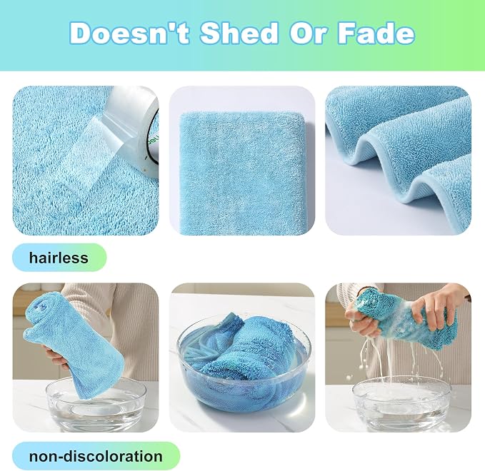 JOYMOOP Microfiber Towels for Cars, Quick Drying Car Microfiber Cleaning Cloth - Image 4