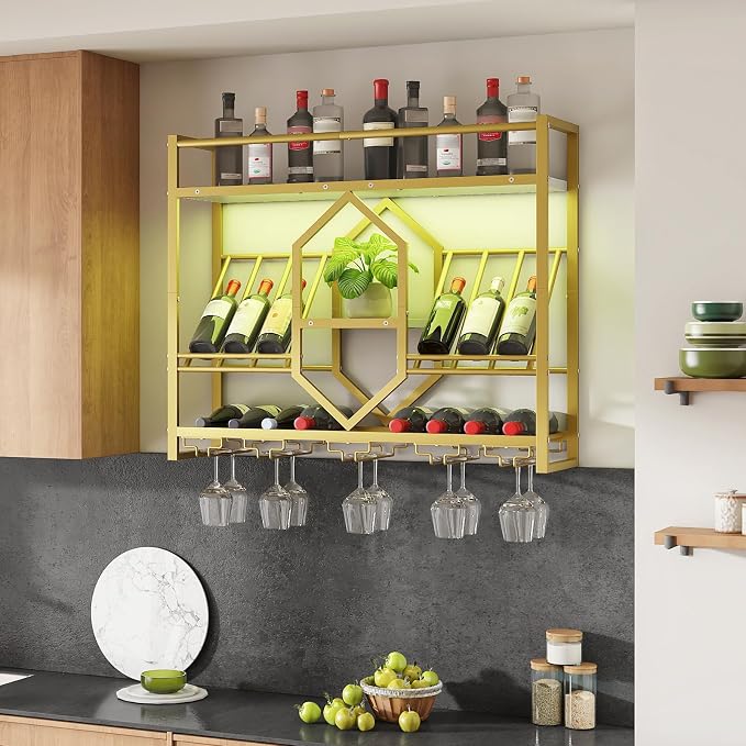HOOBRO Wall Mounted Wine Rack - Image 3
