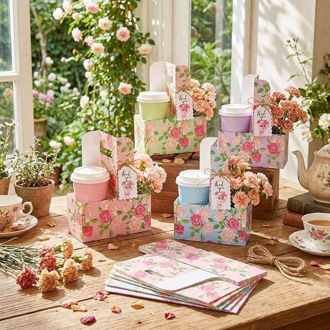 20 Pack Mother's Day 2 Cup Drink Carrier - Image 2