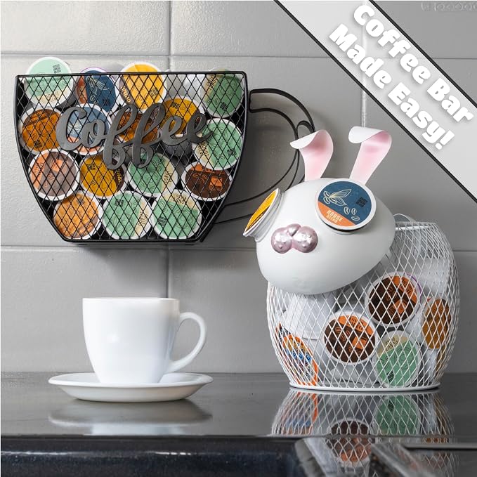 Made Easy Kit Coffee Pod Basket Organizer Useful Decor - Image 6