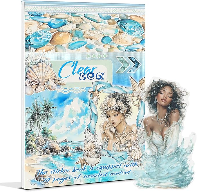 Snycler Clear Sea Theme Sticker Scrapbooking Supplies by Snycler