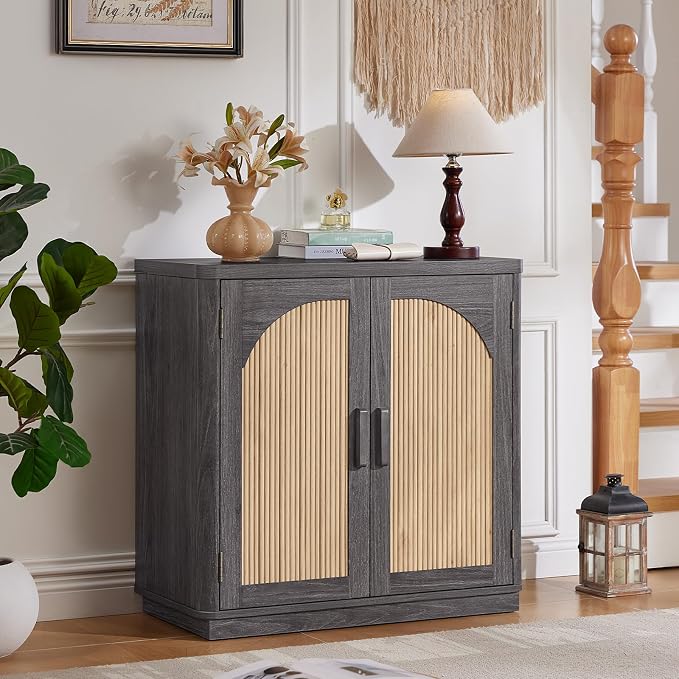 LEYAOYAO Fluted Buffet Cabinet - Image 4
