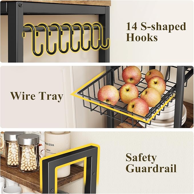 SNTD Baker Rack with Power Outlet - Image 7