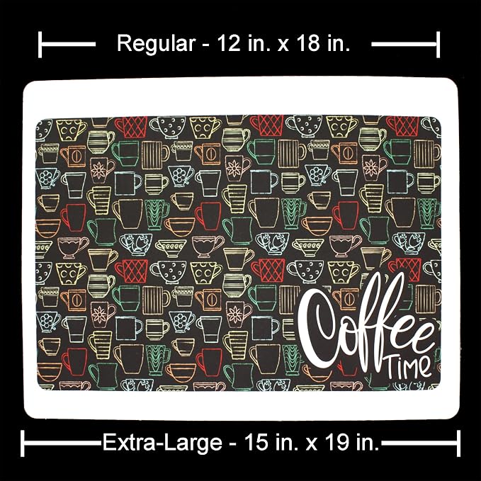 Chalkboard Style Placemat for your Coffee Maker or Espresso Machine - Image 5