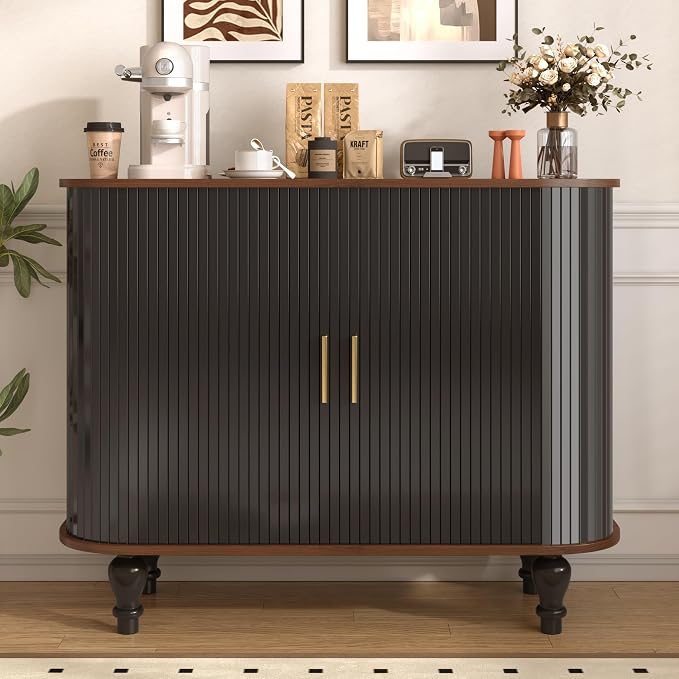 Merax 39" Coffee & Liquor Bar Cabinet - Image 6