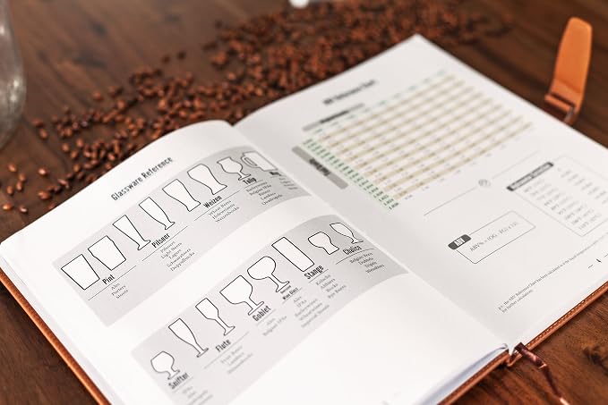 Home brew Journal for Craft Beer Homebrewers | Homebrew Logbook w/ space for - Image 4