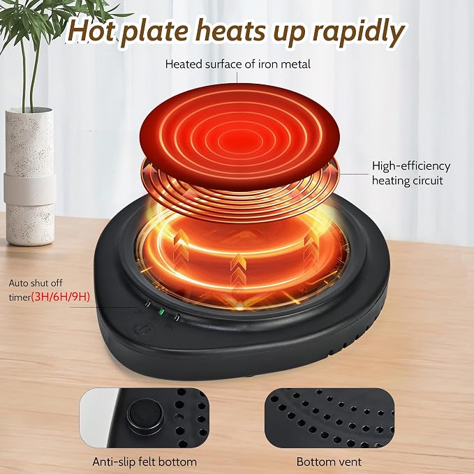 Candle Warmer with Timer, Coffee Mug Warmers - Image 4