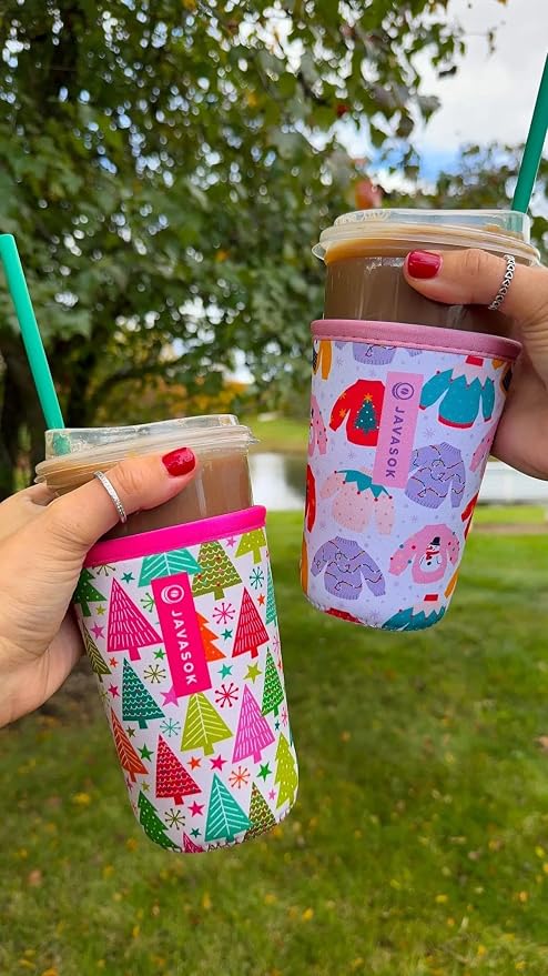 Sok It JavaSok Iced Coffee & Cold Soda Insulated Neoprene Cup Sleeve - Image 5