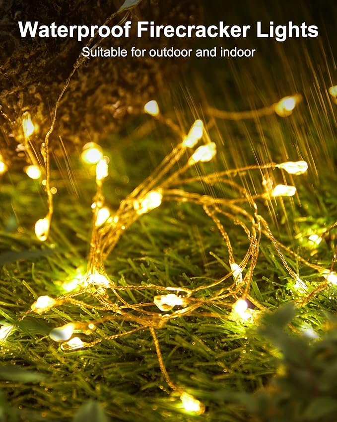 4 Pack Fairy Lights Battery Operated, 5 Feet 60 LED Twinkle String Lights - Image 3