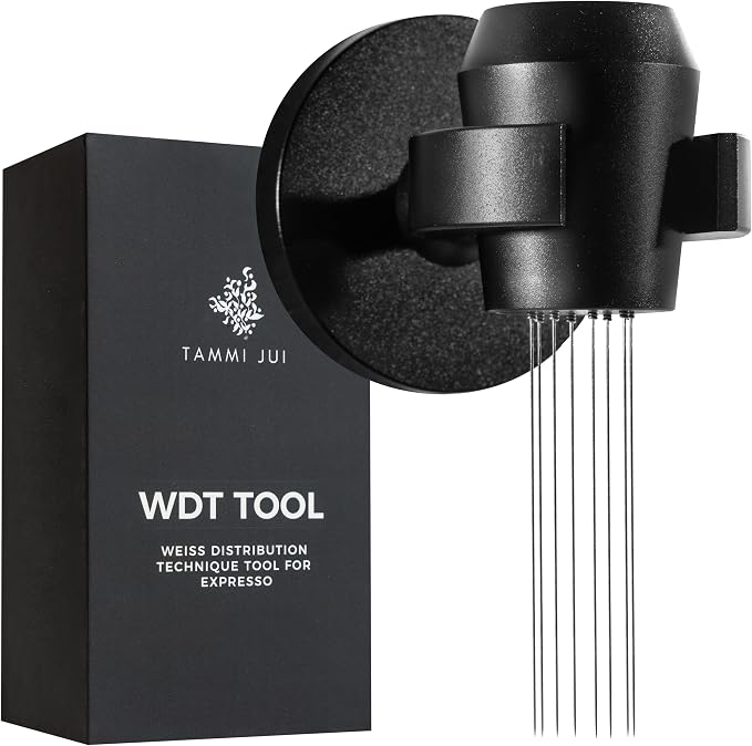WDT Espresso Distribution Tool – 8 Needle Coffee Stirrer by TammiJui-EspressoTools