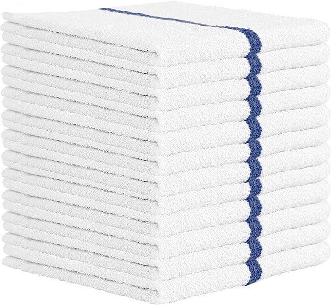 Nabob Wipers Kitchen Bar Mop Terry Towels 12 Pack by Nabob+Wipers