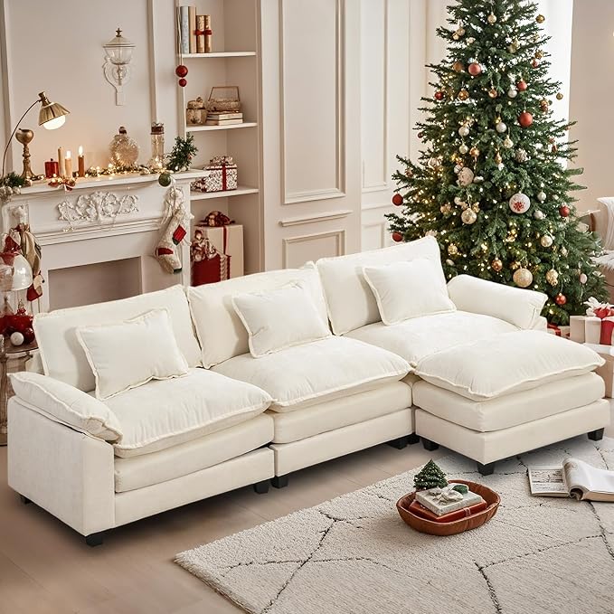 Modular Sectional Sofa, Cloud Couch by OQQOEE