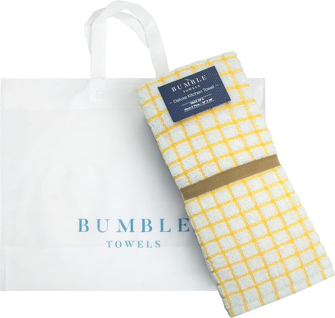 Bumble Kitchen Towels | 16" x 28" | 100% Cotton Dish Towels - Image 6