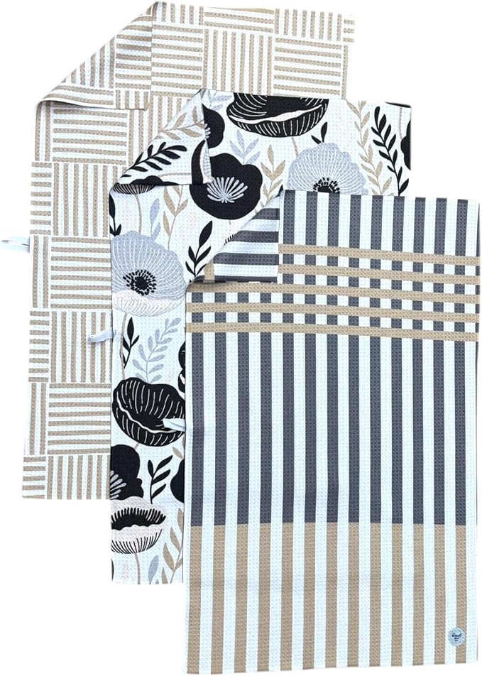 || 3 Pack Double Sided || Kitchen Towels || Dish Towels || Highly Absorbent || by DesertAqua