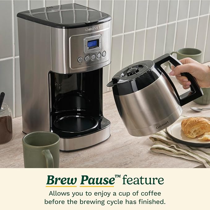 Cuisinart 12-Cup Coffee Maker, Programmable PerfecTemp Thermal Carafe Coffee - Image 8