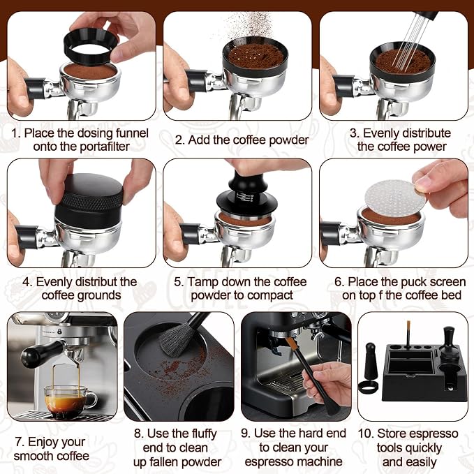 7 Pcs 51mm Espresso Accessories Kit - Image 5