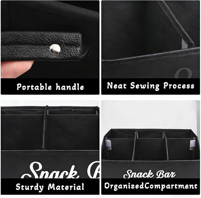 2pack Snack Organizer for Countertop, Snack Basket - Image 4
