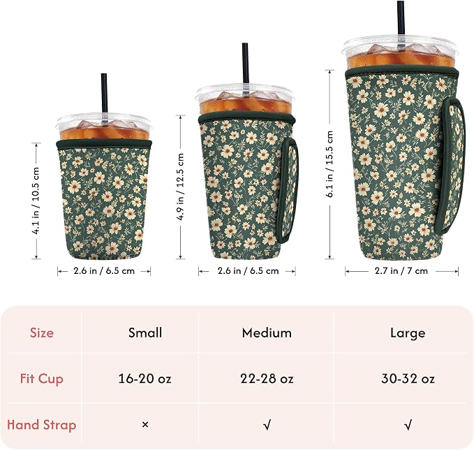 Reusable Insulated Neoprene Iced Coffee Sleeve - Image 4