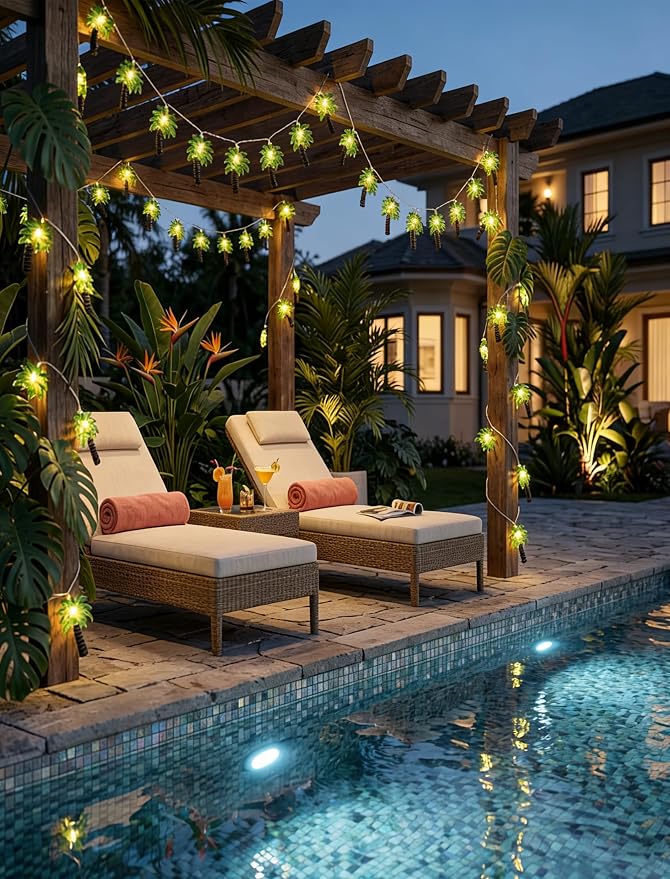 12Ft Summer Beach Hawaiian String Lights - Image 7