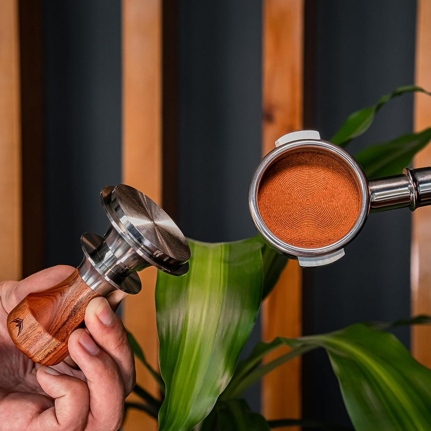 Espresso Tamper Kit 51mm Advanced Barista Accessories Set with Tamper, Distributor, Funnel, Knock Box, Puck Screen and WDT Tool for Precision Coffee Making