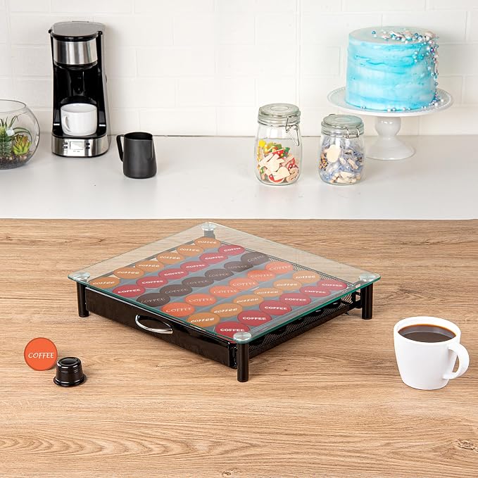 Restaurantware Restpresso 14.4 x 12.3 x 2.8 Inch Coffee Capsule Drawer 1 - Image 3