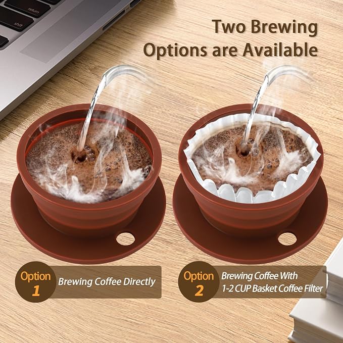 Collapsible Paperless Pour Over Coffee Dripper - Image 8