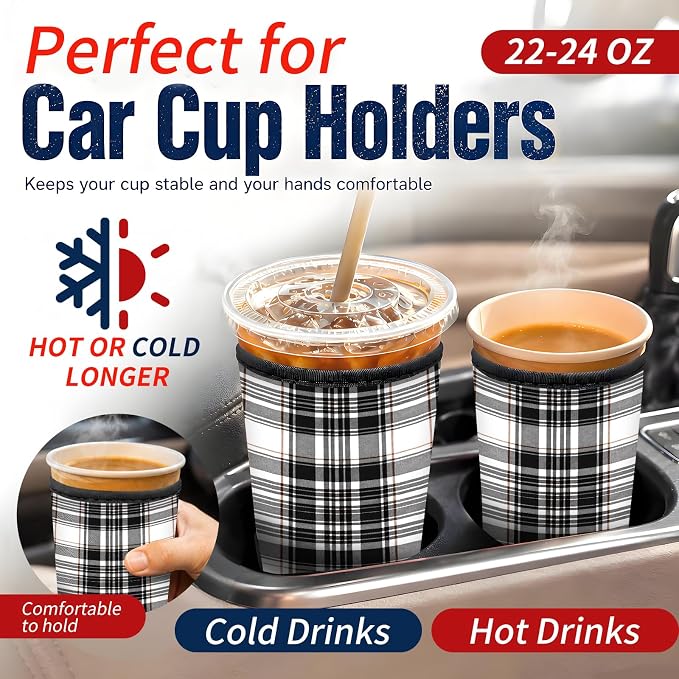 Reusable Neoprene Coffee Sleeve - Image 3