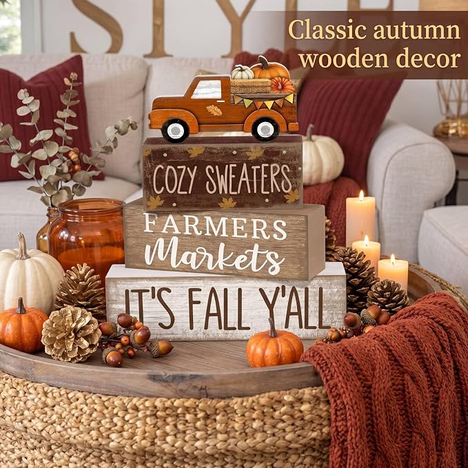 Lineshading 4 Pcs Fall Table Decoration - Image 6