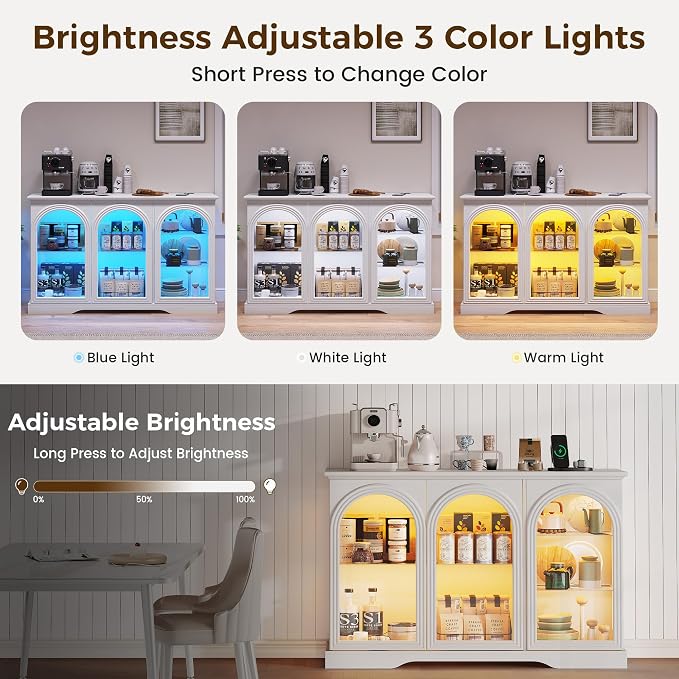 Dystler LED Buffet Cabinet - Image 3