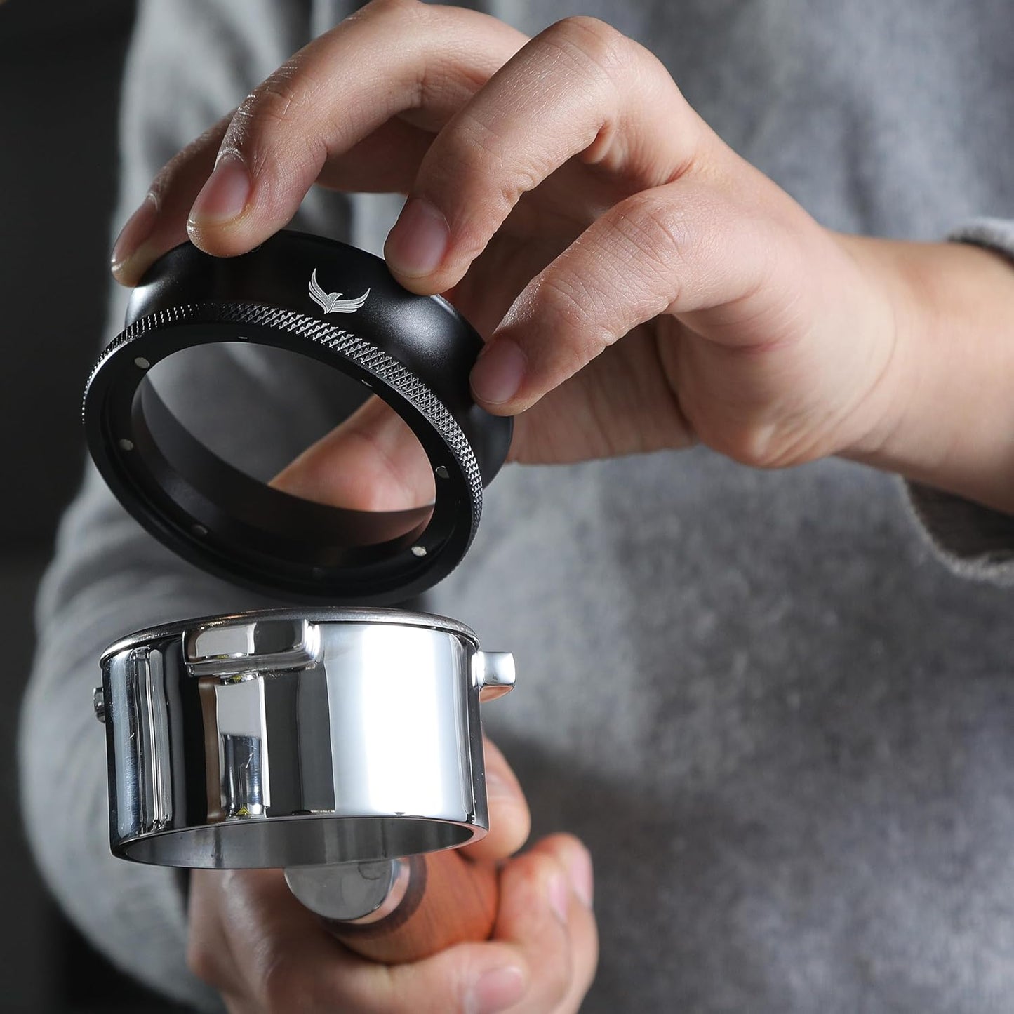 Magnetic 54mm Dosing Funnel & Espresso Puck Screen For Breville Espresso Machine Portafilter