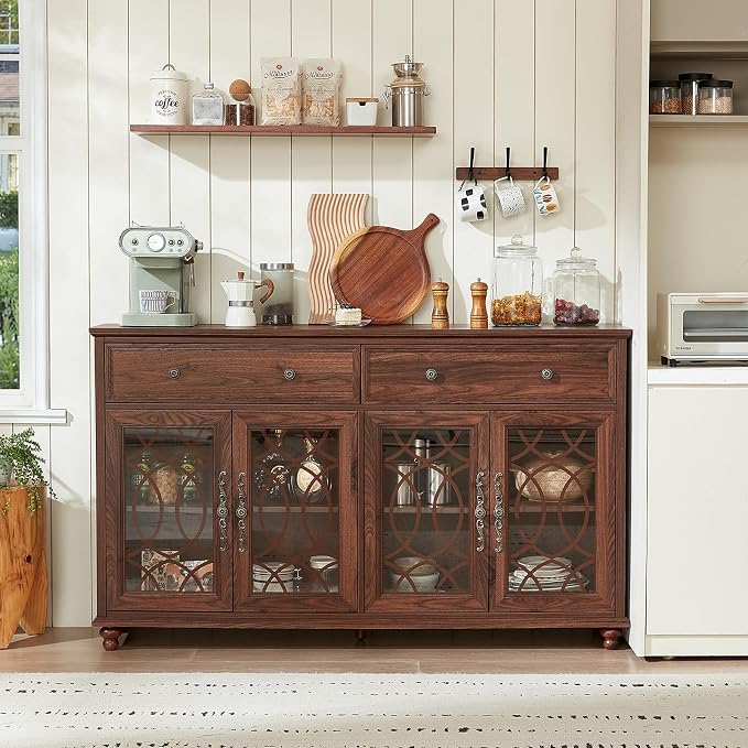 Joaxswe Large Sideboard Buffet Cabinet - Image 3