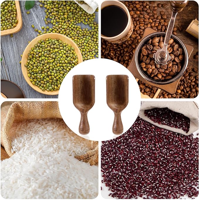 2pcs Mini Acacia Wood Coffee Spoons - Image 7