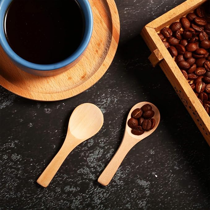 30 Pcs Small Wooden Spoons, 3. 5 Inch Mini Wood Natural Spoons - Image 5