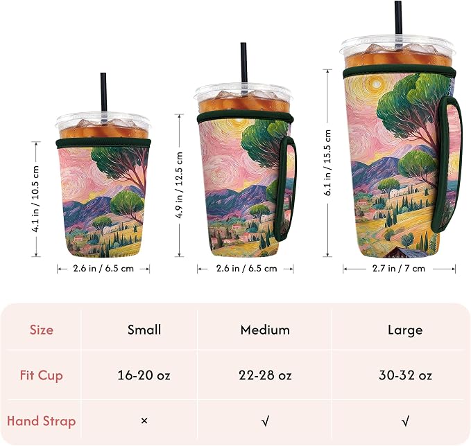 Reusable Insulated Neoprene Iced Coffee Sleeve - Image 4
