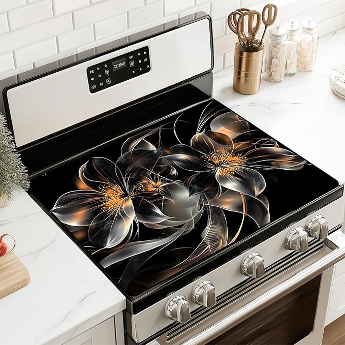 Anti-Slip Electric Stove Top Cover, Foldable Heat-Resistant Glass Stove Top by seewan