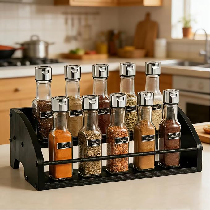 Mini Coffee Syrup Rack, 2-Tier | Syrup Bottles Holder, Liquor Bottle Display - Image 8