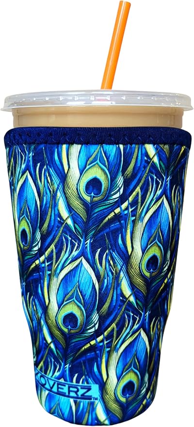 Iced Coffee Sleeve, Insulated Neoprene Cup Sleeve, Fits a 32 Oz. Coffee Cup by Koverz