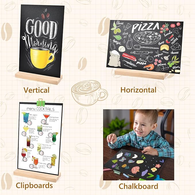 2 Pack 8.1x12 in Chalkboard Signs - Image 3