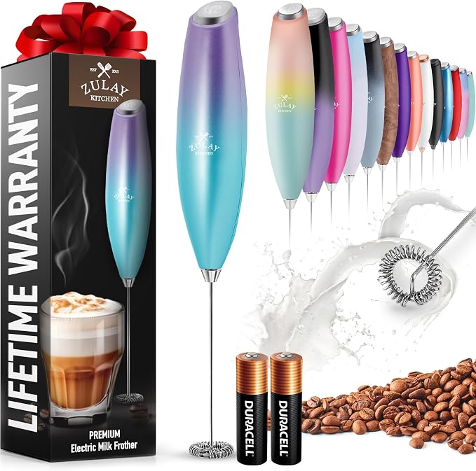 Zulay Powerful Milk Frother for Coffee by ZulayKitchen