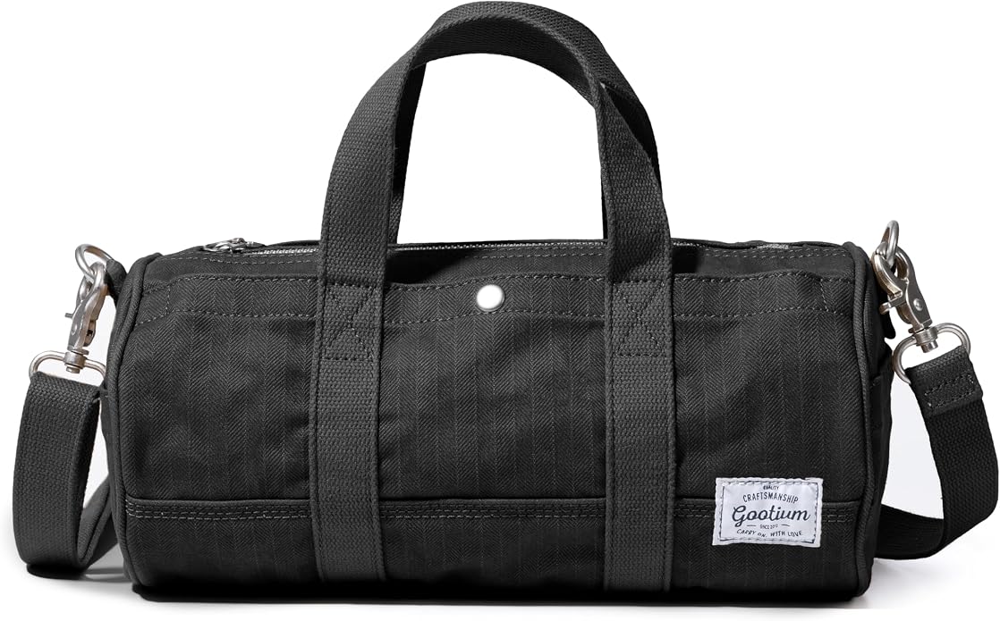 GOOTIUM Compact Crossbody Bag – Canvas Shoulder Bag & Travel Organizer – by Gootium