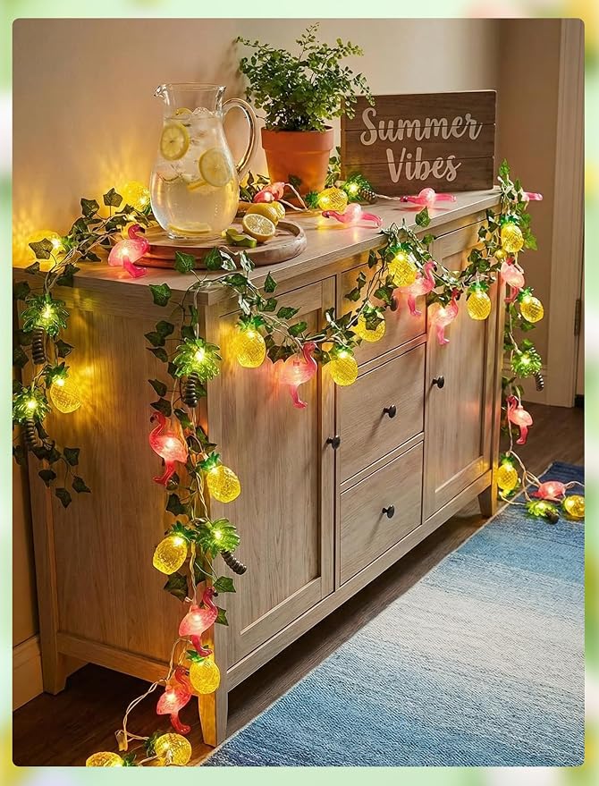 8.5Ft Summer Beach Hawaiian String Lights Outdoor - Image 6